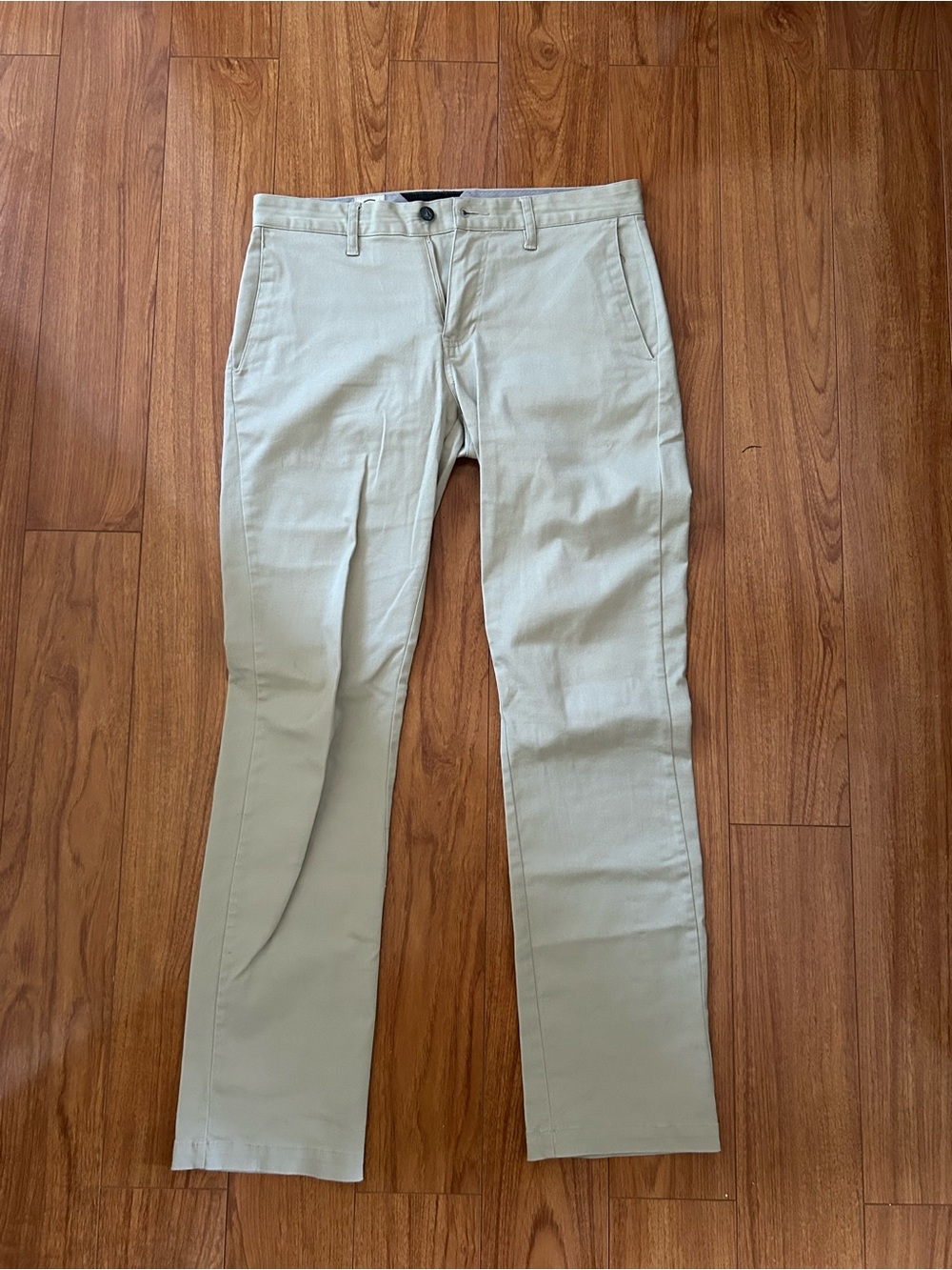 Volcom Men's Slim Chino Pants in Light Beige